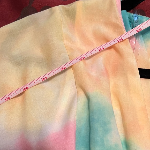 L'ATISTE Multicolor Tie-Dye Midi Dress size small - Picture 5 of 10
